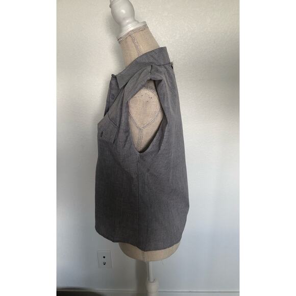 Simplee Two Piece Utility Style Gray Set - S - Picture 3 of 7